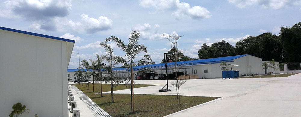 中交路橋馬來西亞東海岸鐵路建設(shè)營地項(xiàng)目